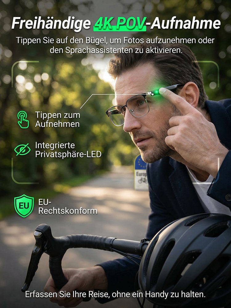 ✨ AI Smart Glasses: Experience music, AI conversations, and instant notifications—all projected right before your eyes! 🎵 The first 10 customers will receive a pair of AirPods!