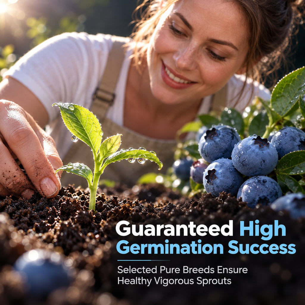 🫐 Blueberry Seeds: Perfect for beginners—grow fresh blueberries right on your balcony! Up to a 99% survival rate! 🌸