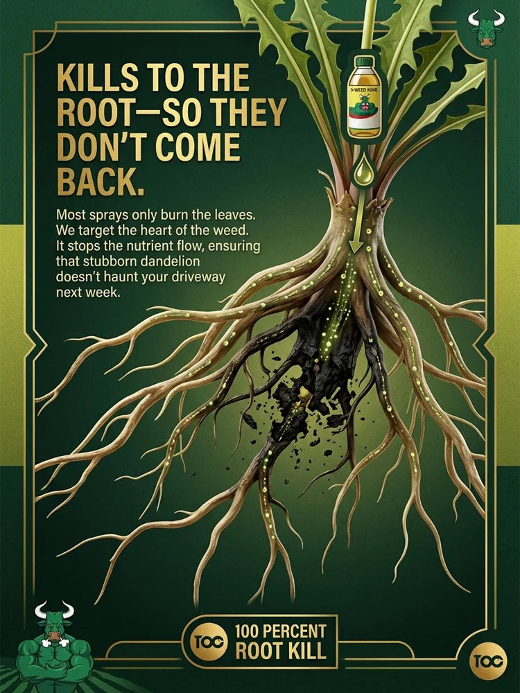 🌿 Glufosinate-ammonium herbicide: Eliminate weeds, roots and all, for the entire season with just one application! 💪 Mix 100ml with 15–20 L of water!
